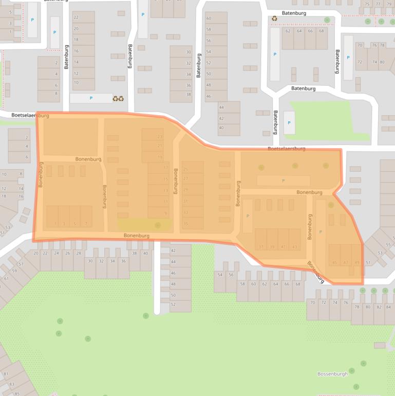 Kaart van postcodegebied 4385HM.