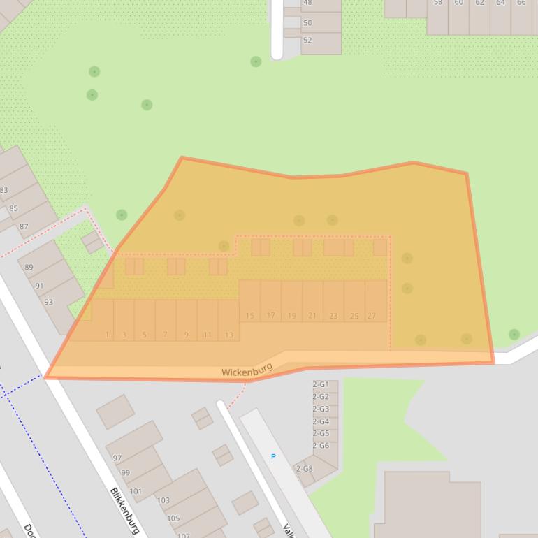 Kaart van postcodegebied 4385HR.