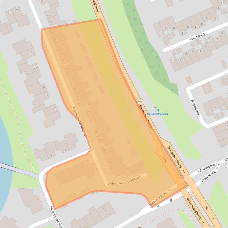 Kaart van postcodegebied 4385JA.