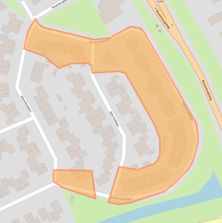 Kaart van postcodegebied 4385JG.