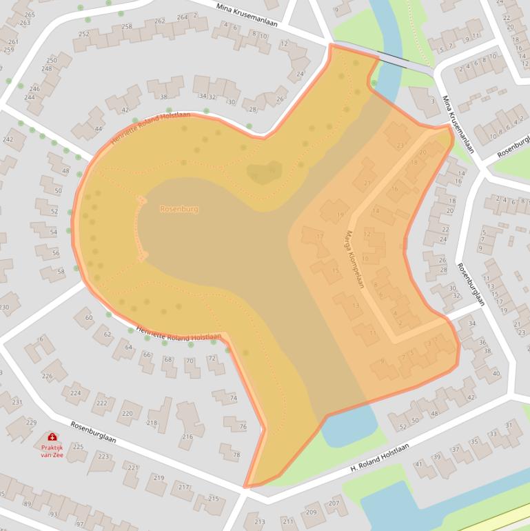 Kaart van postcodegebied 4385JL.