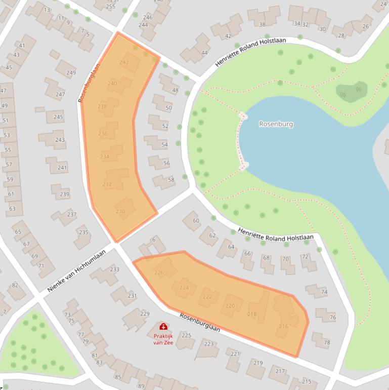 Kaart van postcodegebied 4385JM.