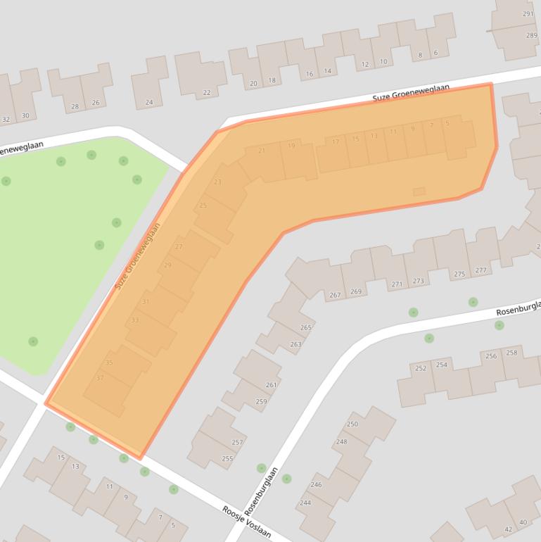 Kaart van postcodegebied 4385KB.