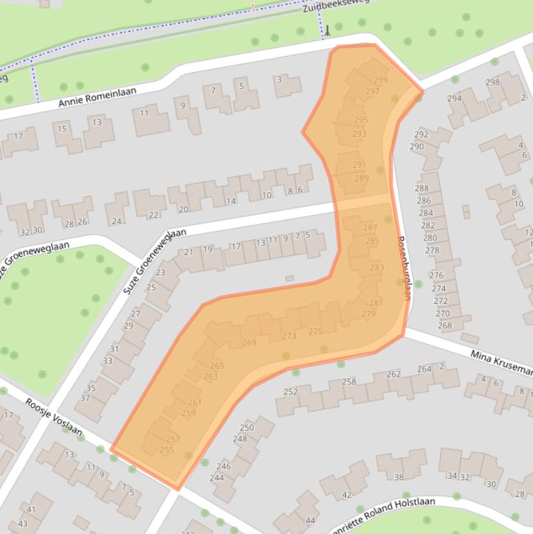 Kaart van postcodegebied 4385KE.