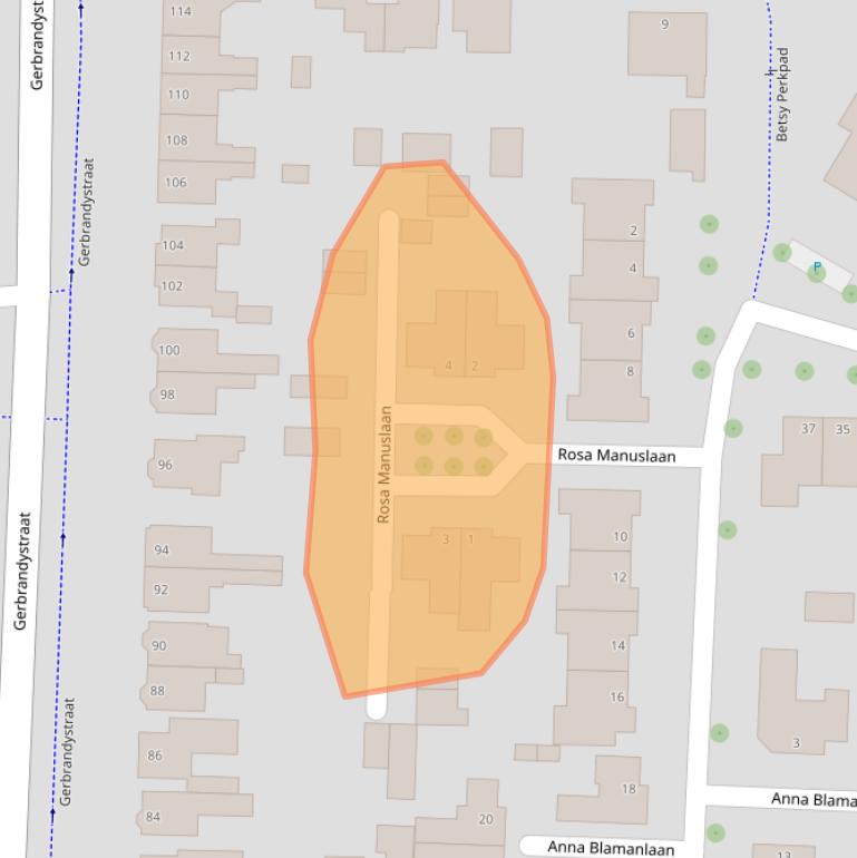 Kaart van postcodegebied 4385KG.