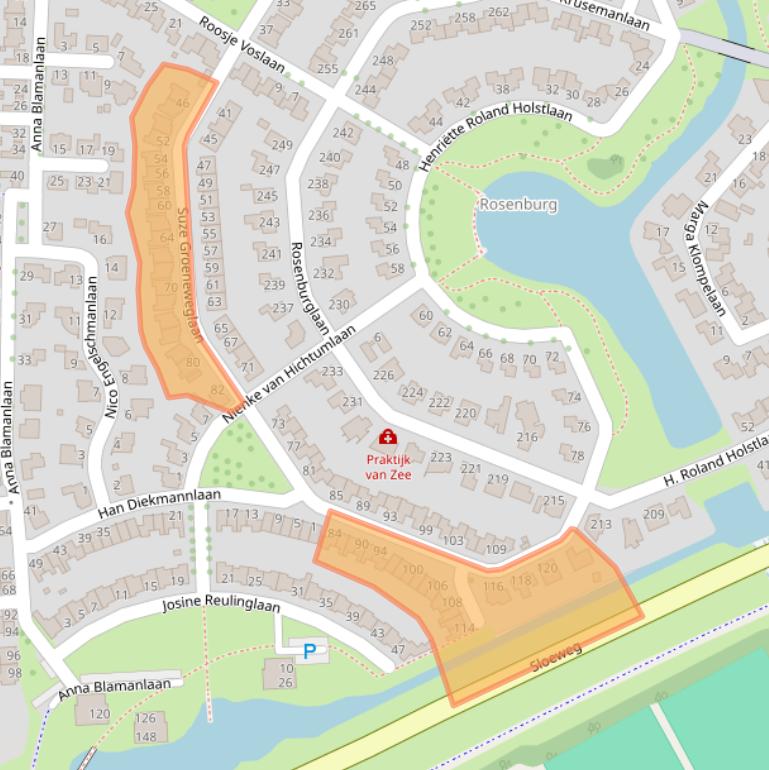 Kaart van postcodegebied 4385KP.