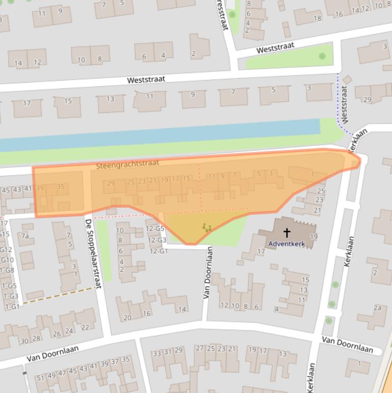 Kaart van postcodegebied 4386AR.
