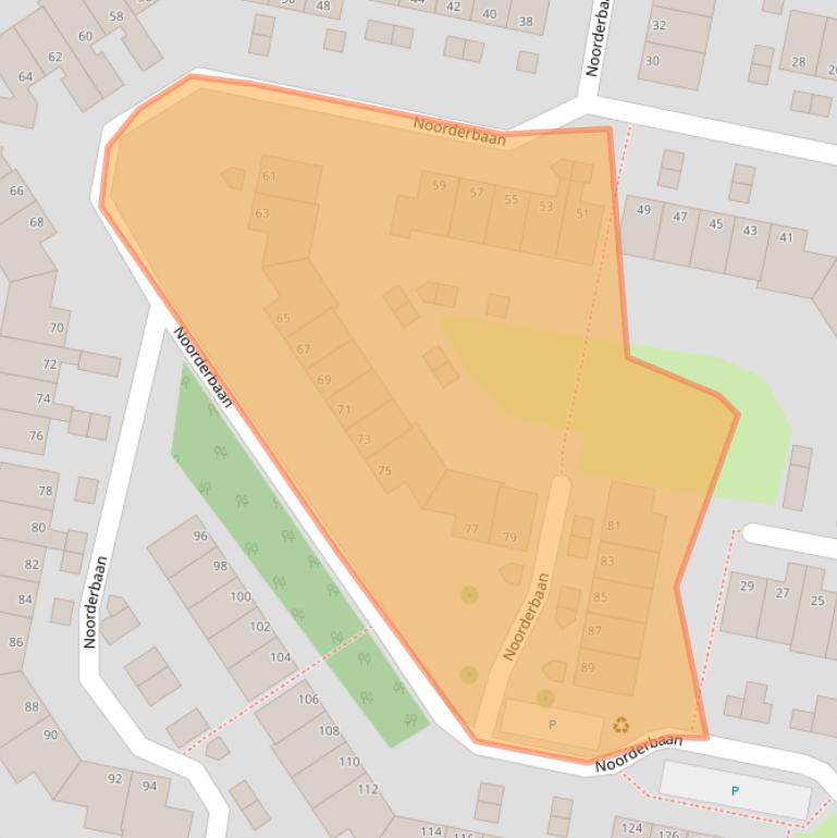 Kaart van postcodegebied 4386CE.