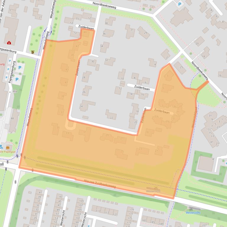 Kaart van postcodegebied 4386CK.