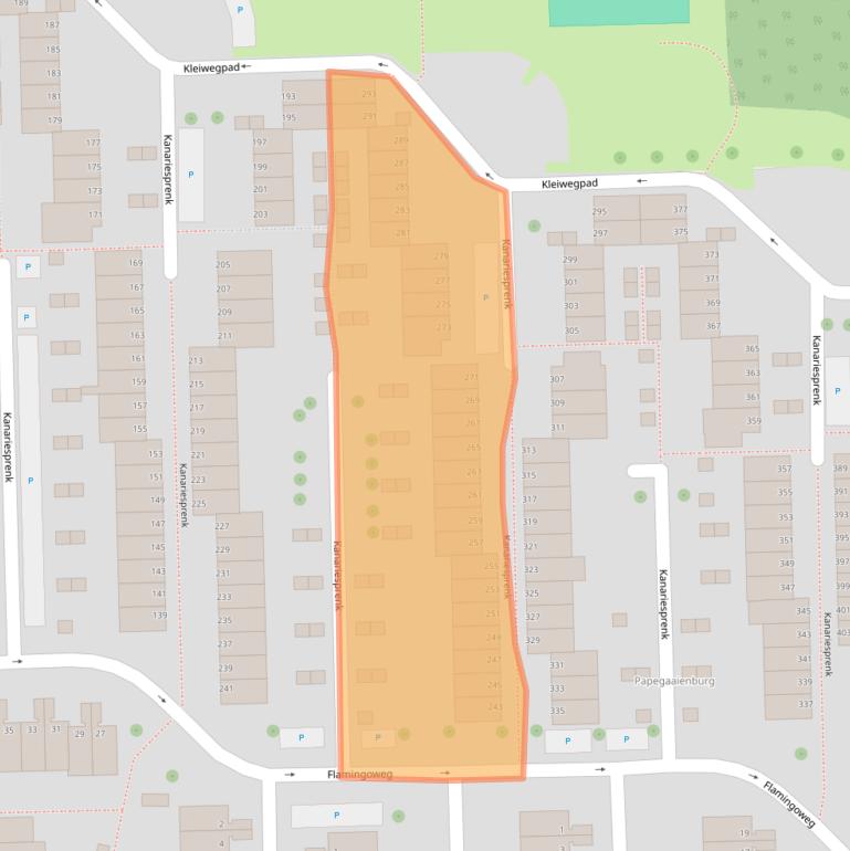 Kaart van postcodegebied 4386DL.