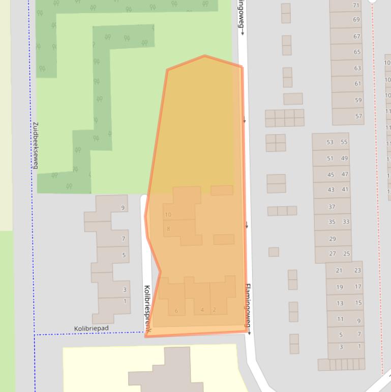 Kaart van postcodegebied 4386DV.