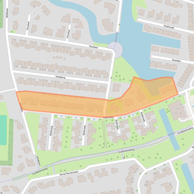 Kaart van postcodegebied 4386GC.