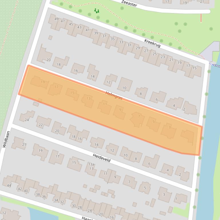 Kaart van postcodegebied 4386GT.