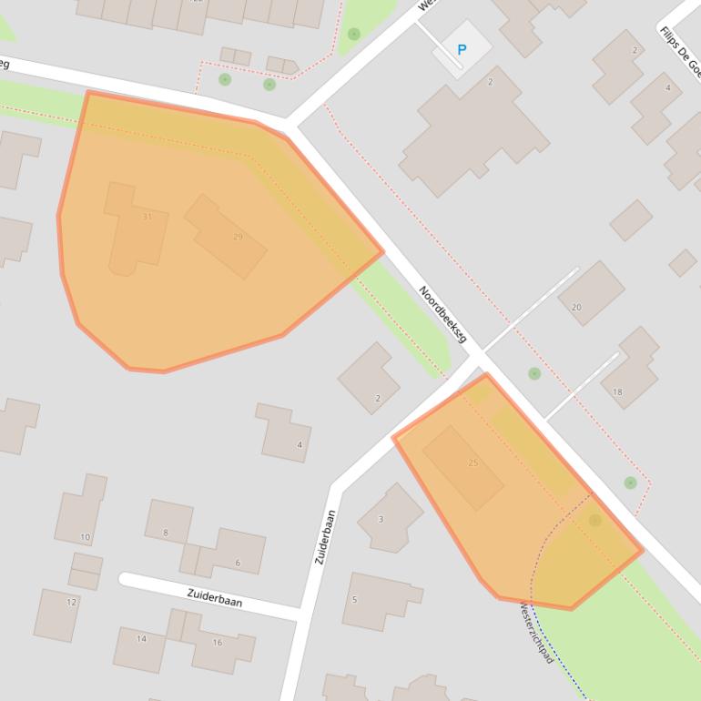 Kaart van postcodegebied 4386NB.