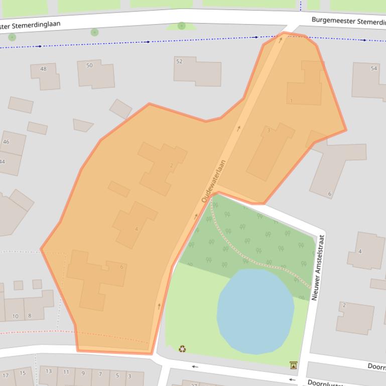 Kaart van postcodegebied 4388AC.
