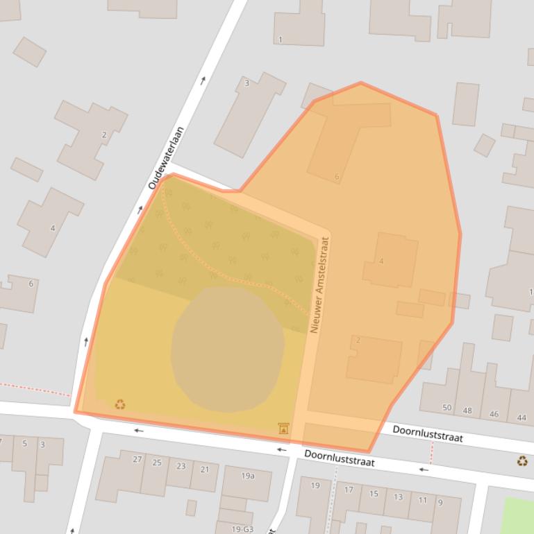 Kaart van postcodegebied 4388AD.