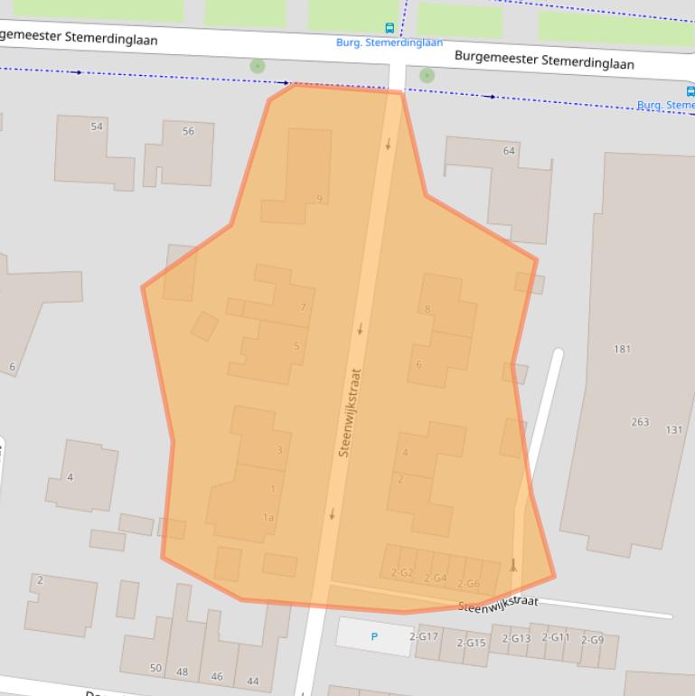 Kaart van postcodegebied 4388AE.