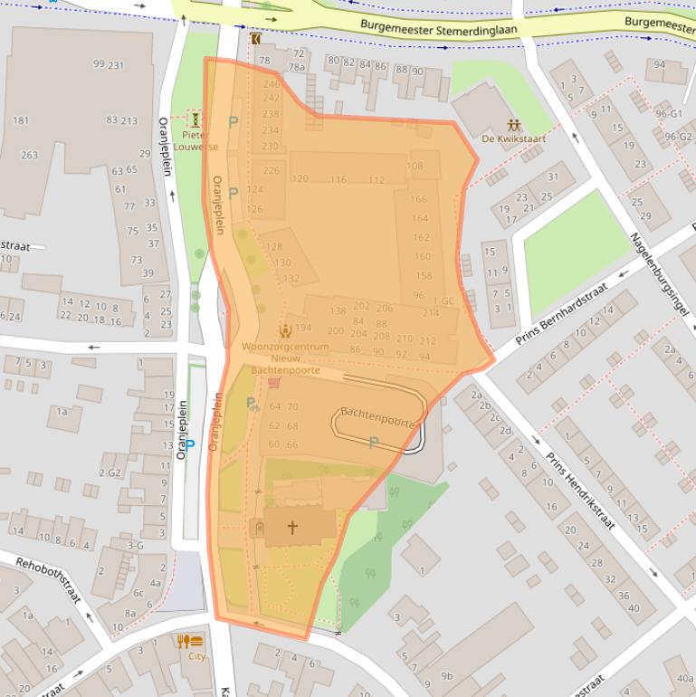 Kaart van postcodegebied 4388AH.