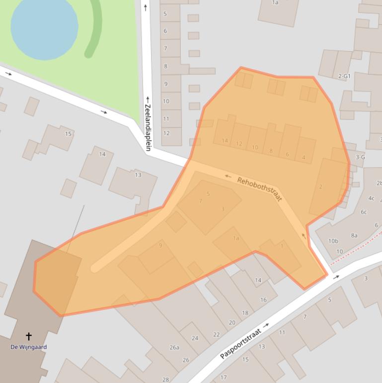 Kaart van postcodegebied 4388BE.