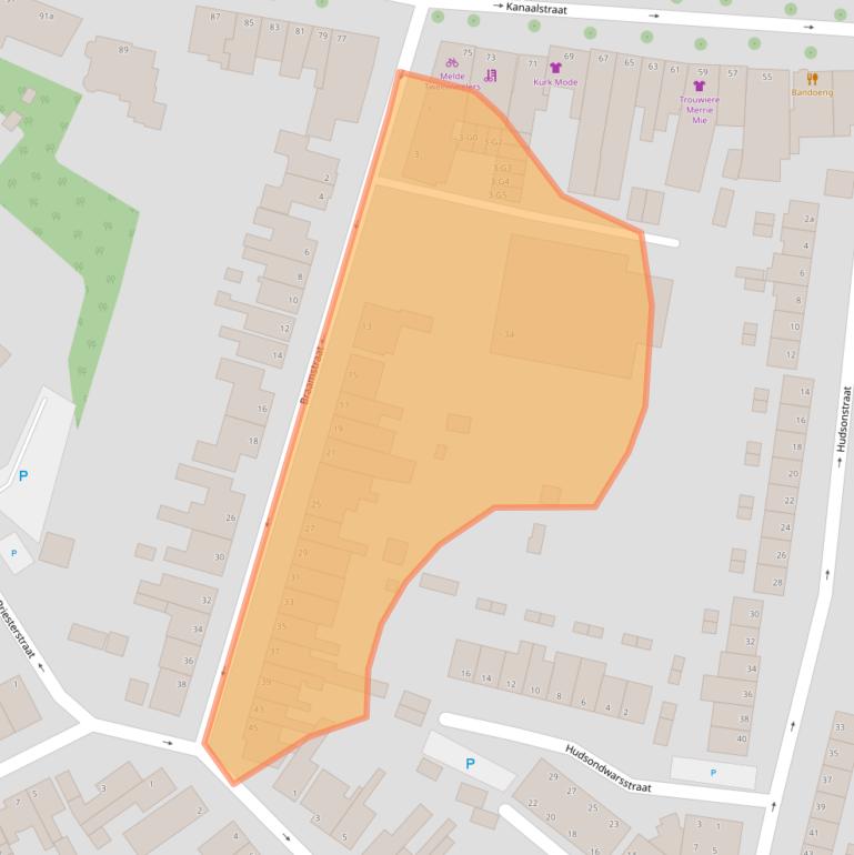 Kaart van postcodegebied 4388CN.