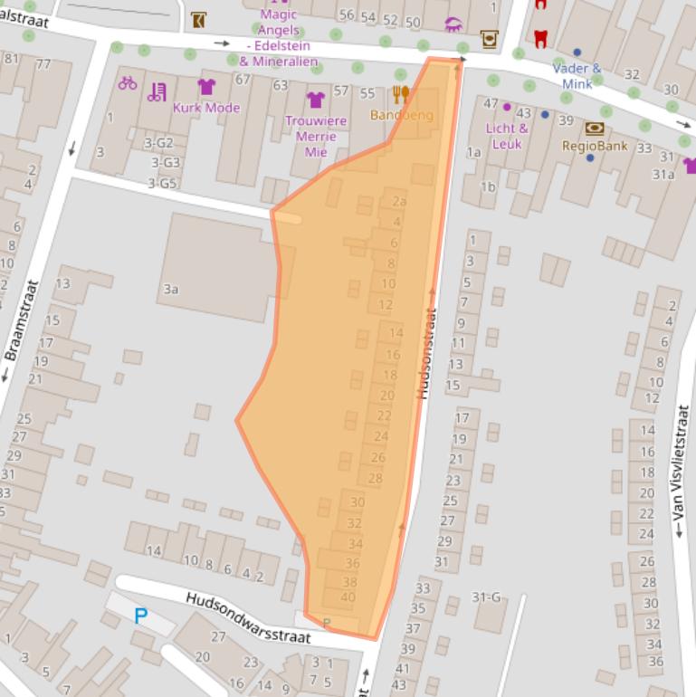 Kaart van postcodegebied 4388CS.