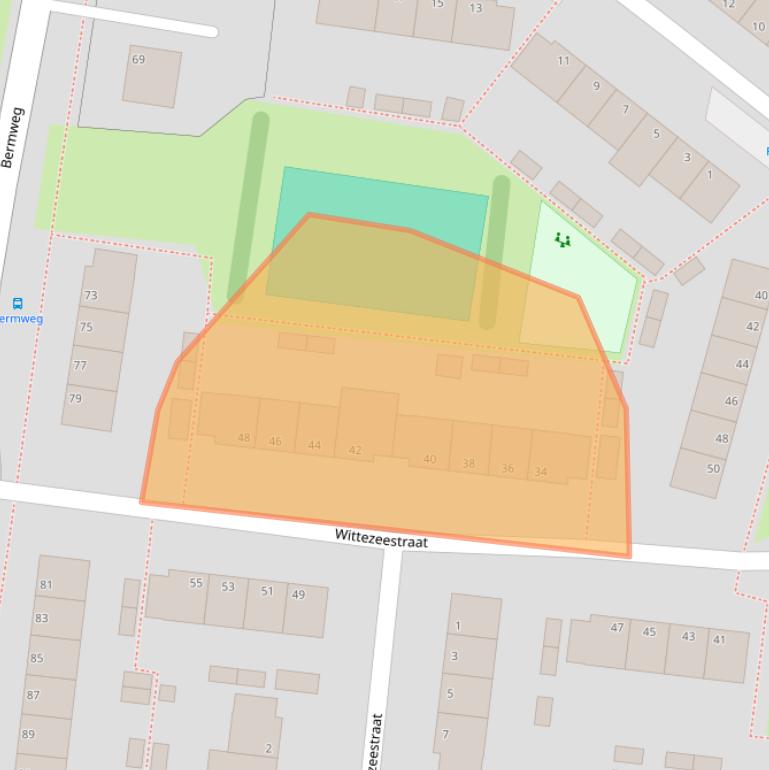 Kaart van postcodegebied 4388GH.