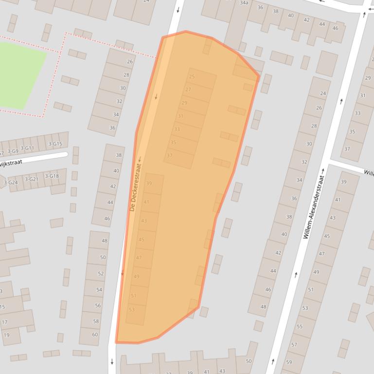 Kaart van postcodegebied 4388HV.