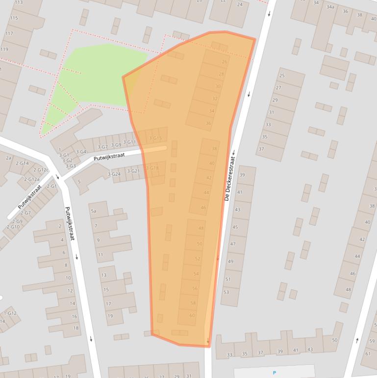Kaart van postcodegebied 4388HX.