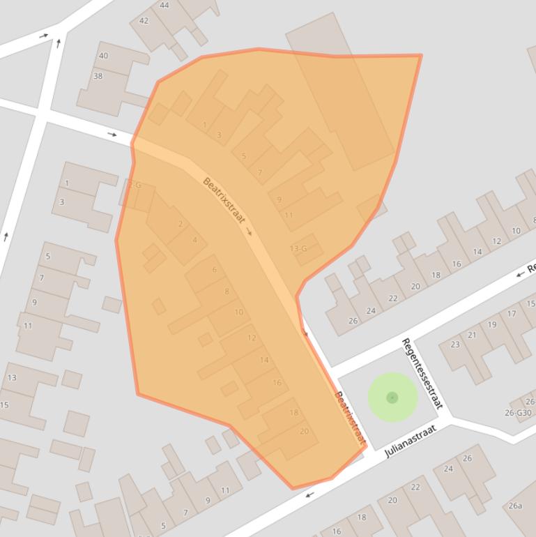 Kaart van postcodegebied 4388JH.