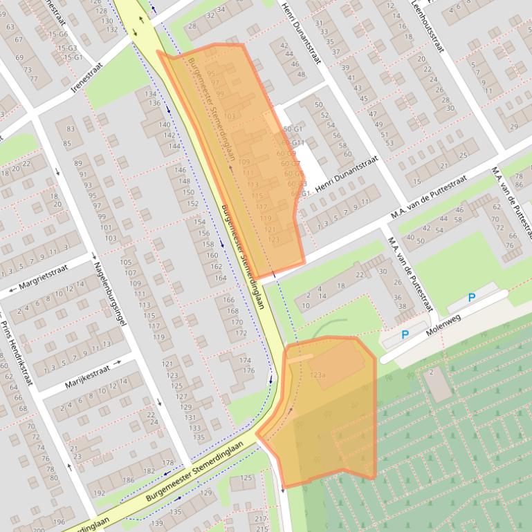 Kaart van postcodegebied 4388JX.