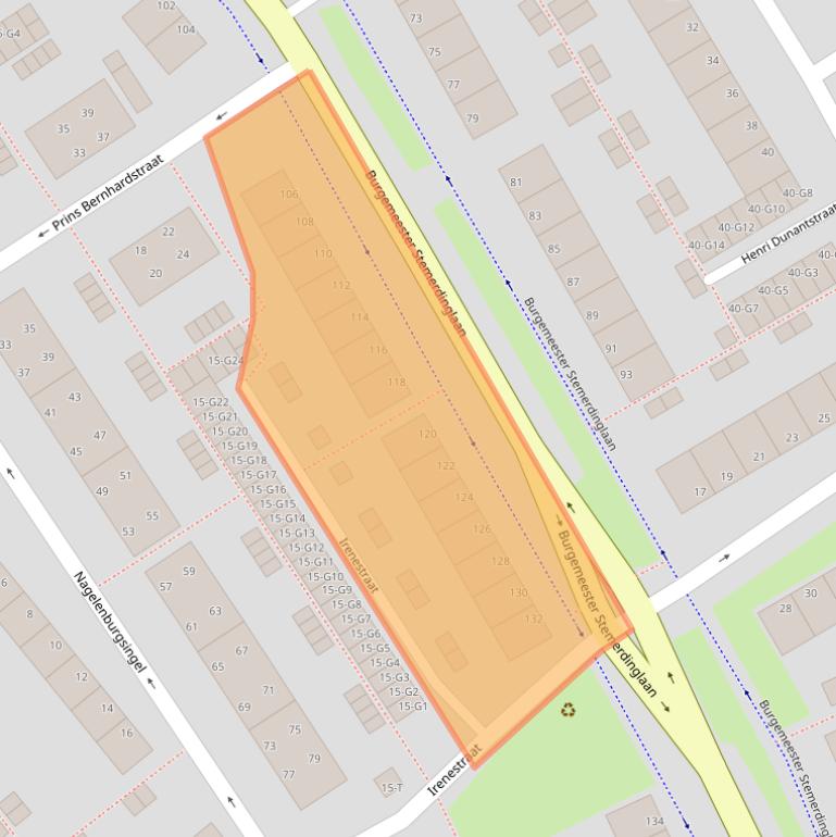 Kaart van postcodegebied 4388KB.