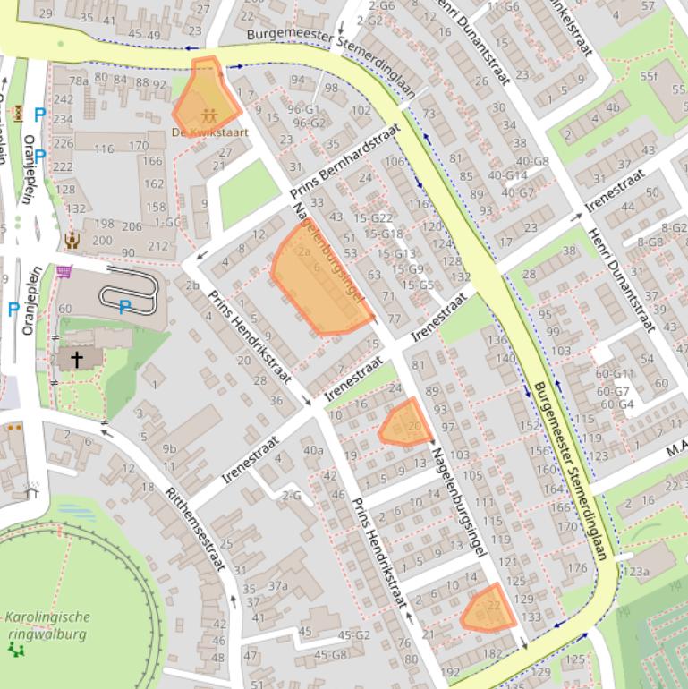 Kaart van postcodegebied 4388KK.