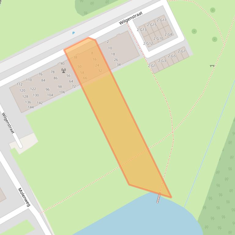 Kaart van postcodegebied 4388LH.