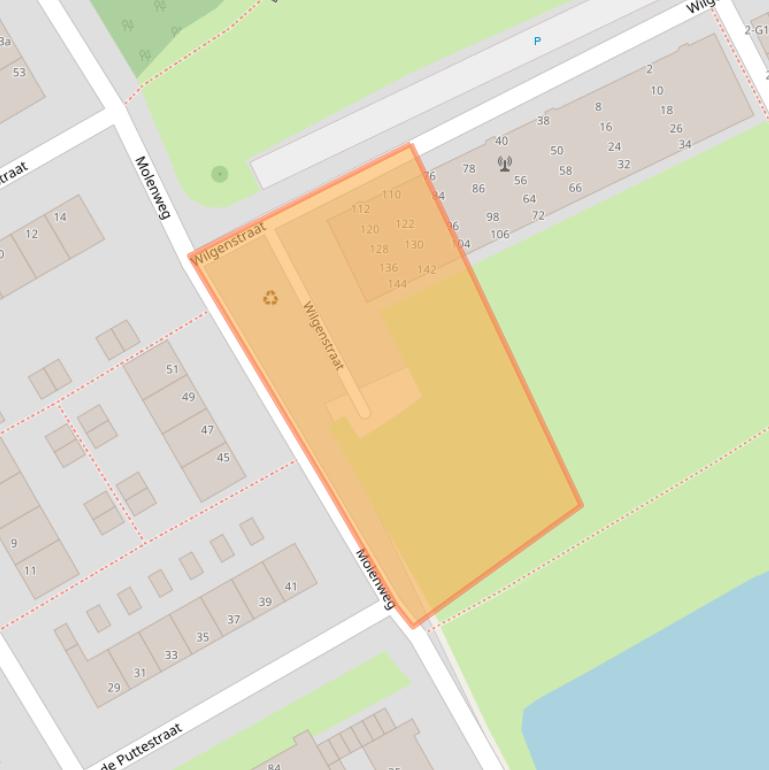 Kaart van postcodegebied 4388LK.