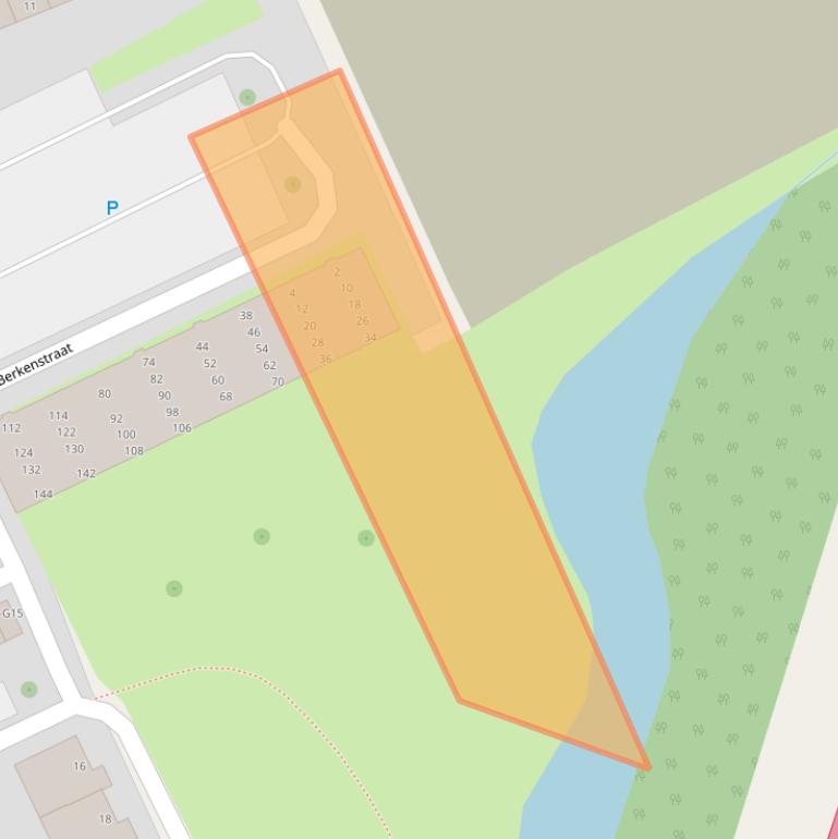 Kaart van postcodegebied 4388LL.