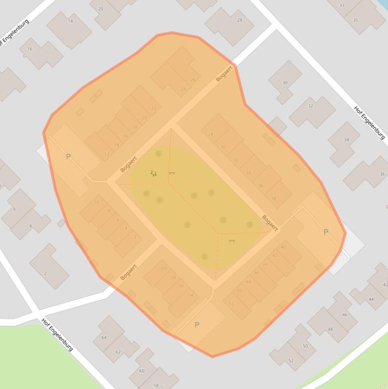 Kaart van postcodegebied 4388MG.