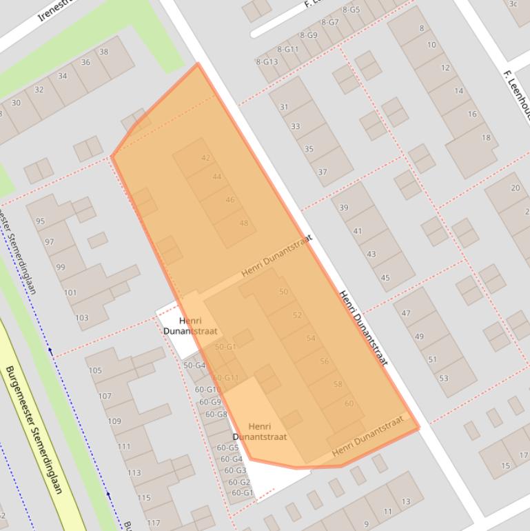 Kaart van postcodegebied 4388NL.