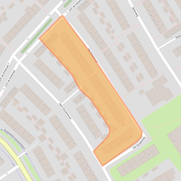 Kaart van postcodegebied 4388NN.