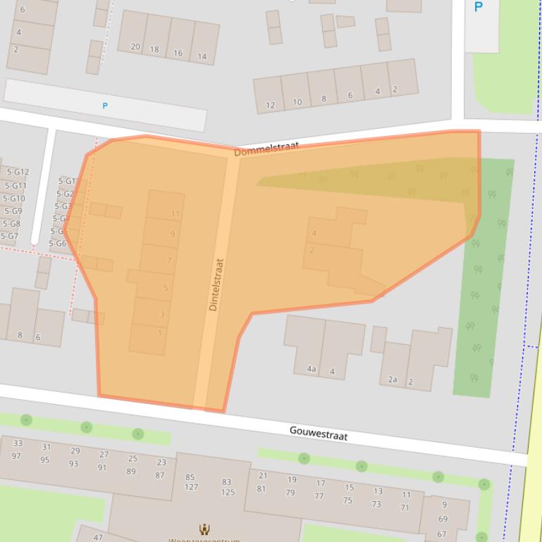 Kaart van postcodegebied 4388RD.