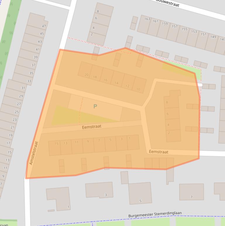 Kaart van postcodegebied 4388RH.