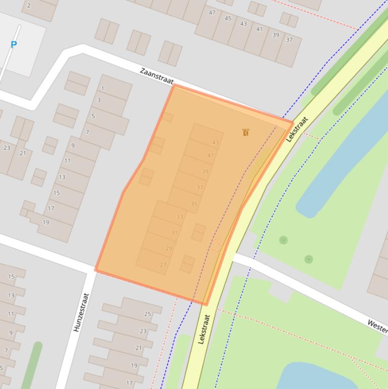 Kaart van postcodegebied 4388SR.