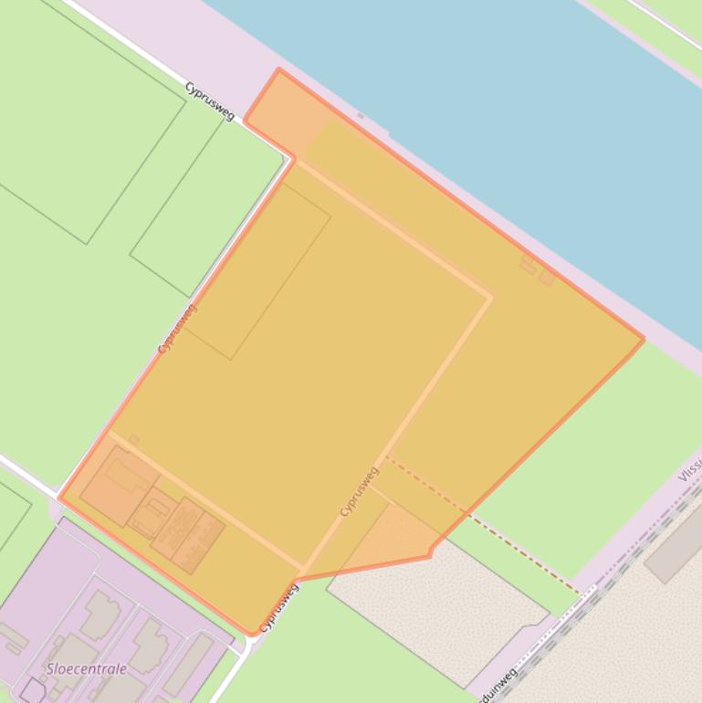 Kaart van postcodegebied 4389PW.