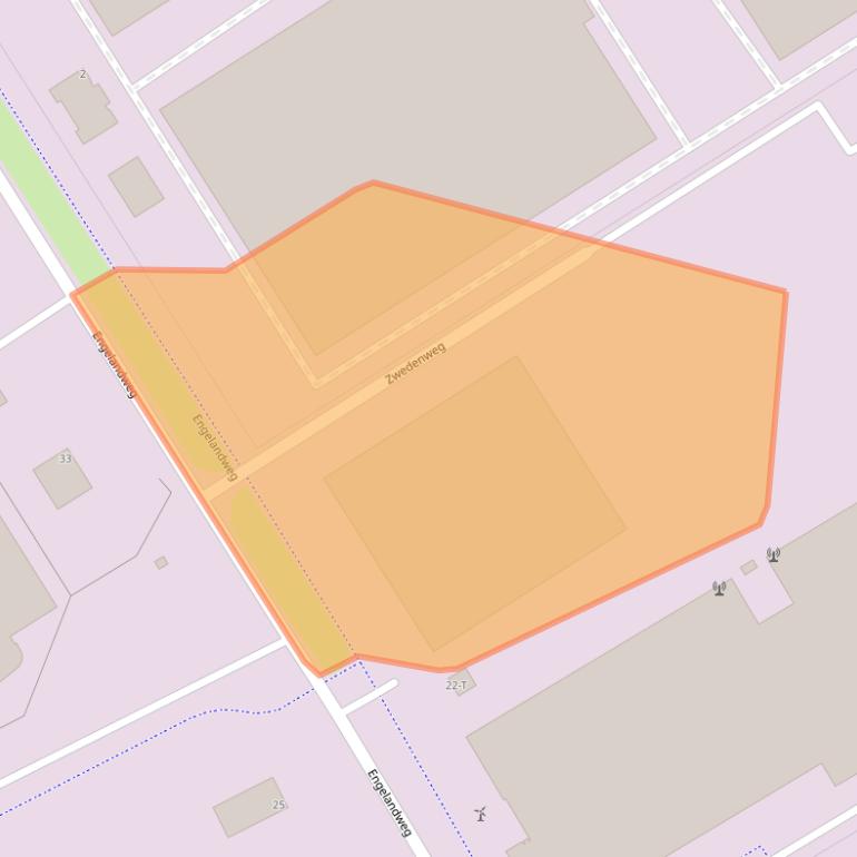 Kaart van postcodegebied 4389PX.