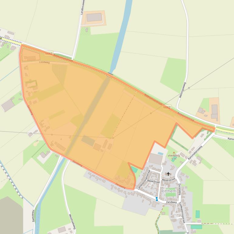 Kaart van postcodegebied 4389TH.