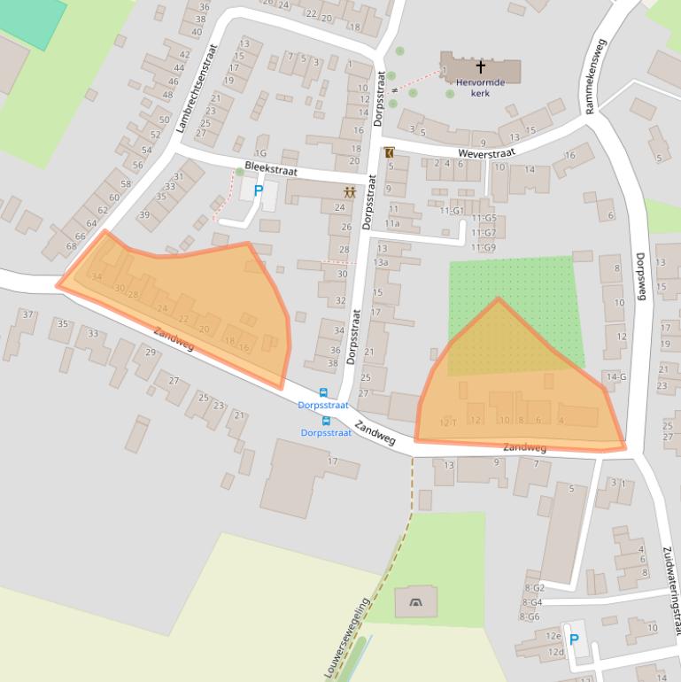 Kaart van postcodegebied 4389TK.