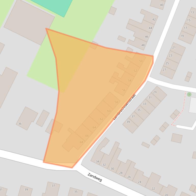 Kaart van postcodegebied 4389TM.