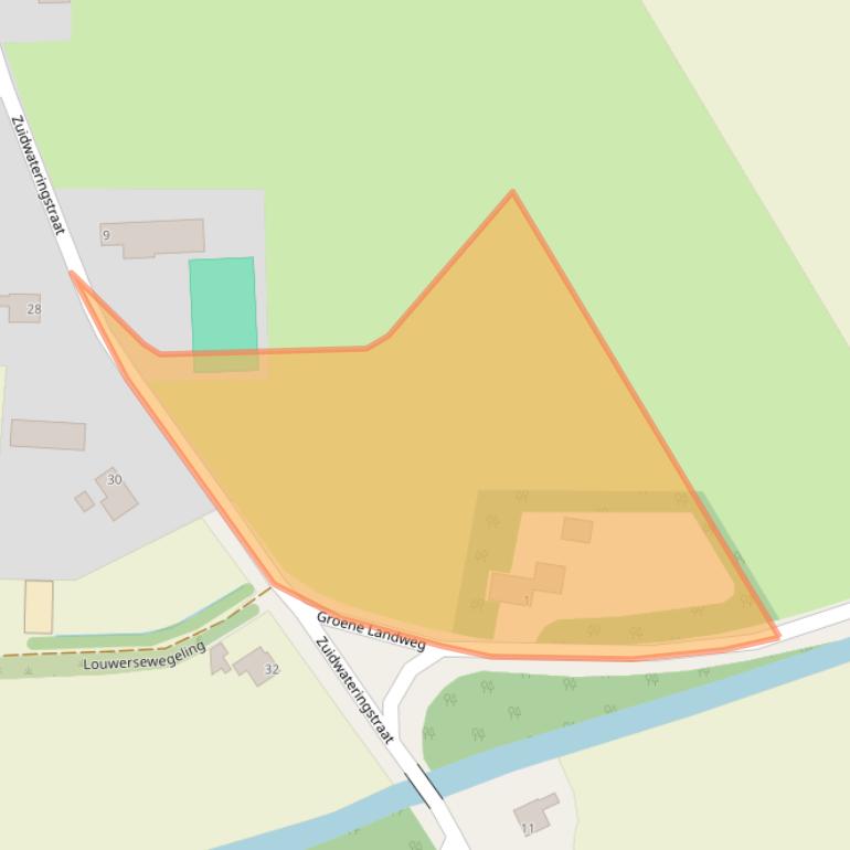 Kaart van postcodegebied 4389TX.