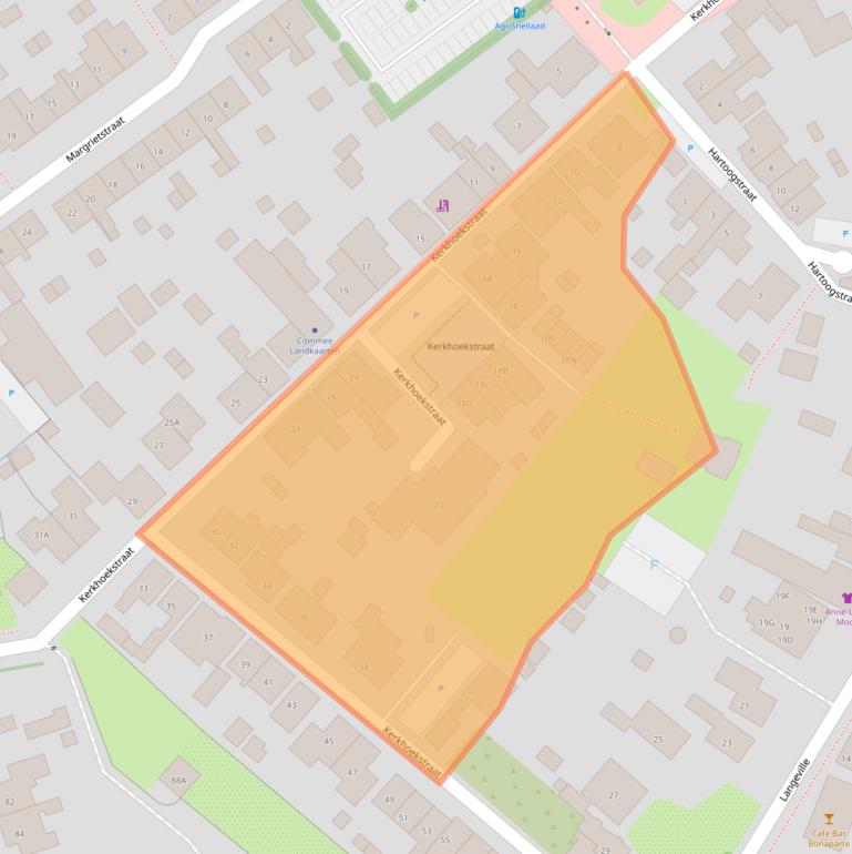 Kaart van postcodegebied 4401GD.