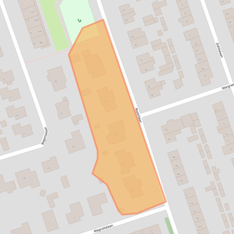 Kaart van postcodegebied 4401HD.