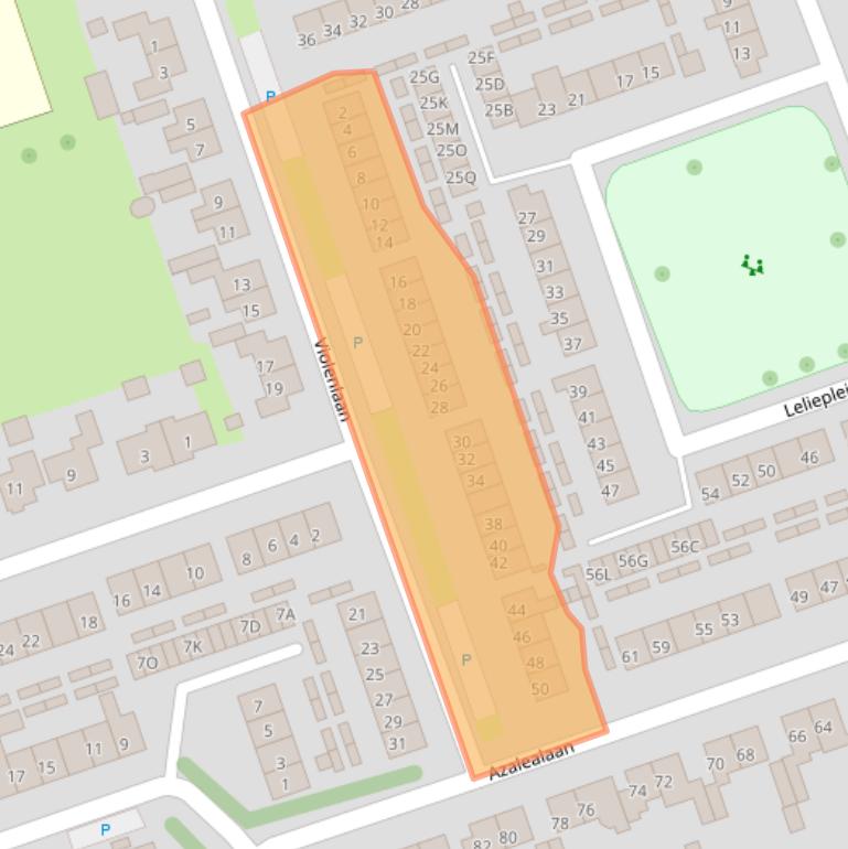 Kaart van postcodegebied 4401HR.